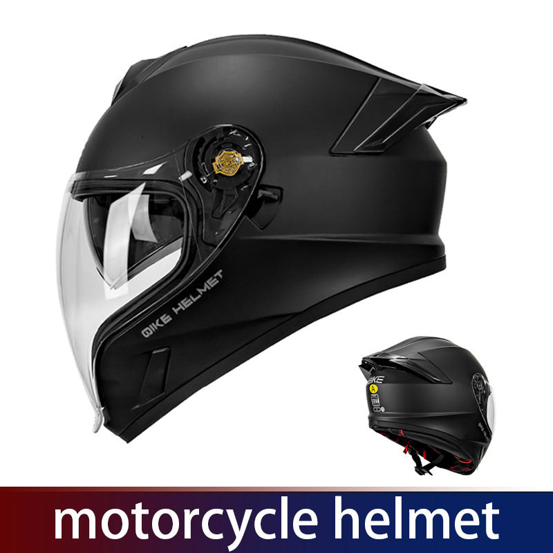 Full Face Motorcycle Helmet With Bluetooth - Helm Terbuka Helm Sepeda Motor Anti