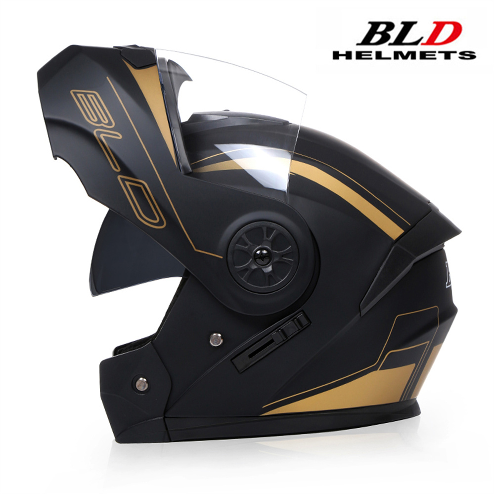 Full Face Motorcycle Helmet With Bluetooth - Casco helm sepeda motor balap wajah