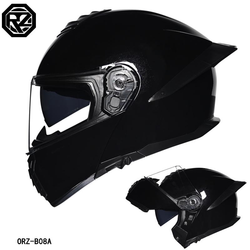 Helm Sepeda Motor ORZ Dual Vis - Full Face Motorcycle Helmet With Bluetooth ulasan dan harga