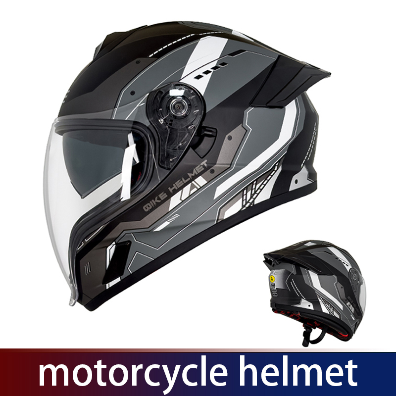 Helm Terbuka Helm Sepeda Motor - Full Face Motorcycle Helmet With Bluetooth ulasan dan harga