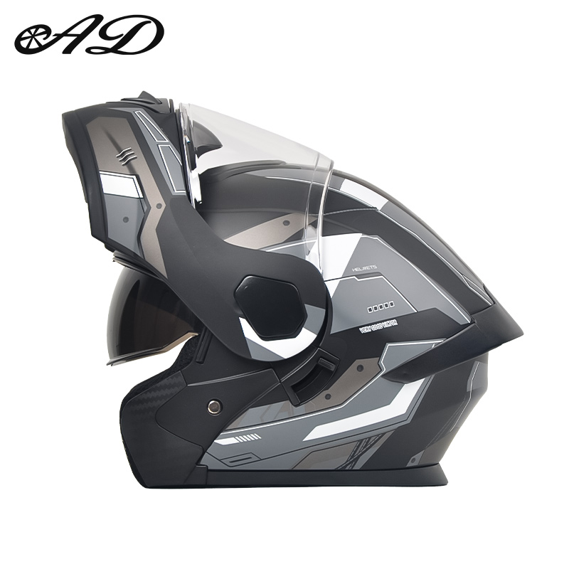 Helm Motor Open Face Bersertif - Full Face Motorcycle Helmet With Bluetooth ulasan dan harga