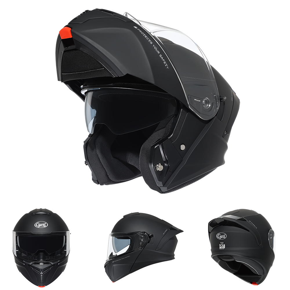 Helm Modular CYRIL untuk Seped - Modular Flip Up Motorcycle Helmet Dot Approved ulasan dan harga