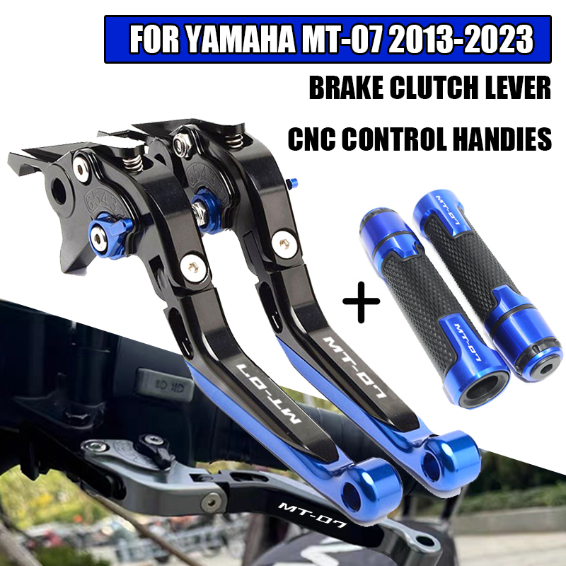 Untuk MT-07 FZ-07 MT 07 FZ07 M - Cnc Aluminum Adjustable Brake Clutch Levers ulasan dan harga