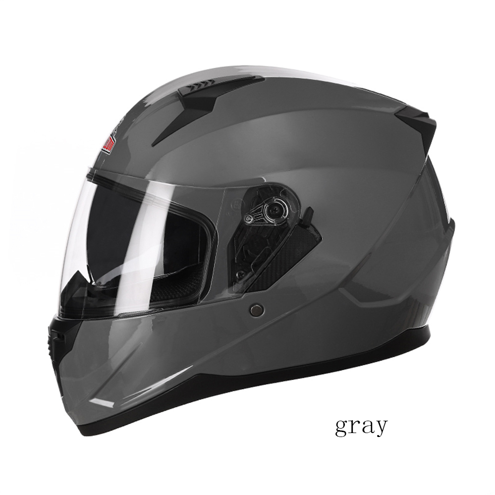Helm sepeda motor lensa ganda  - Full Face Motorcycle Helmet With Bluetooth ulasan dan harga