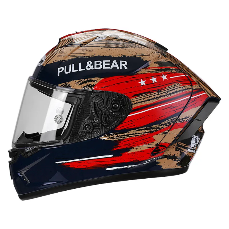 Helm Off-road Berkualitas Ting - Full Face Motorcycle Helmet With Bluetooth ulasan dan harga