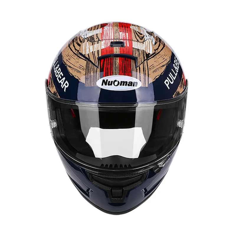 Helm Off-road Berkualitas Ting - Full Face Motorcycle Helmet With Bluetooth ulasan dan harga